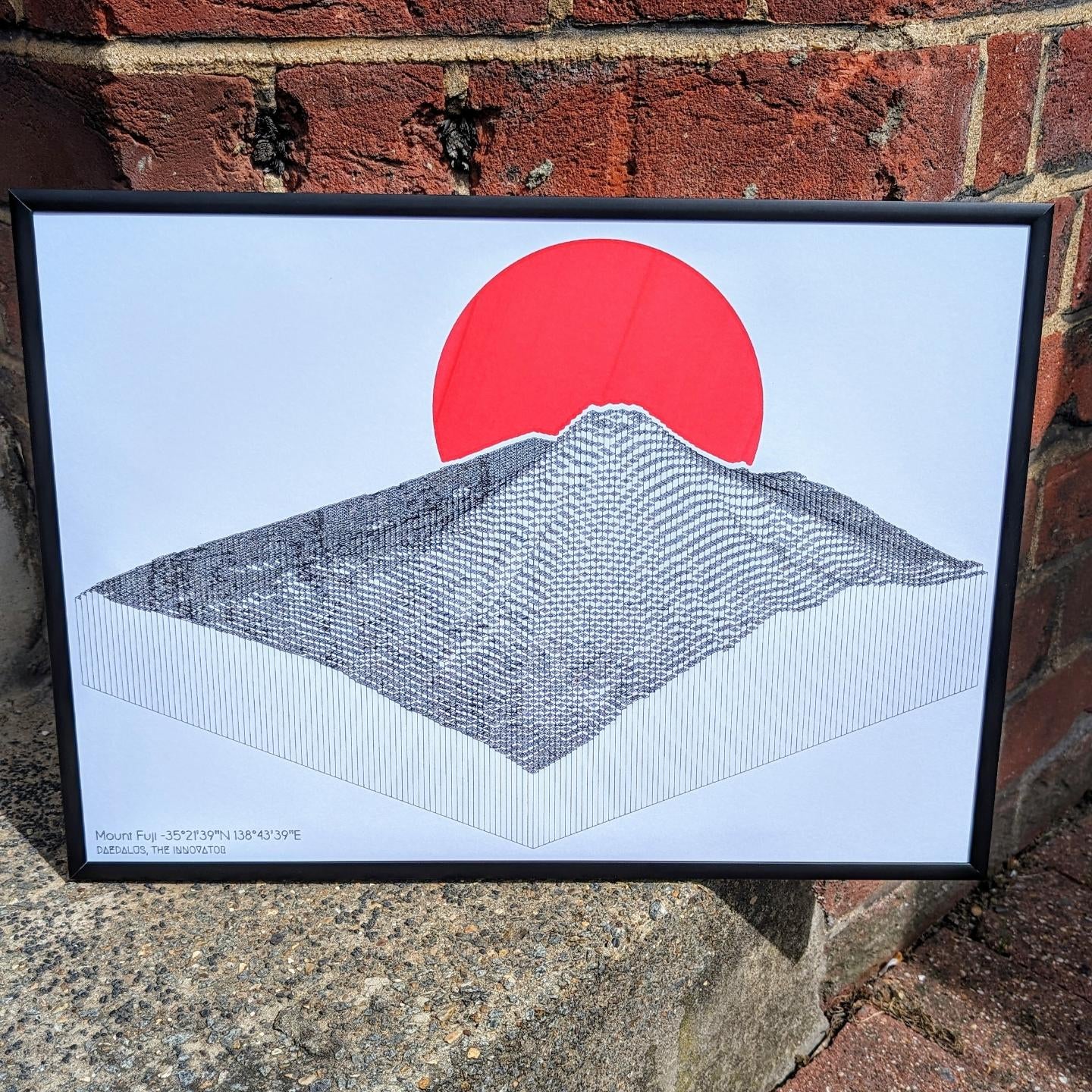 'Mt Fuji' NASA Data Visualisation