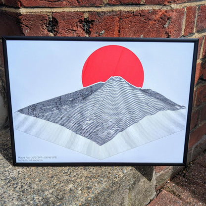'Mt Fuji' NASA Data Visualisation