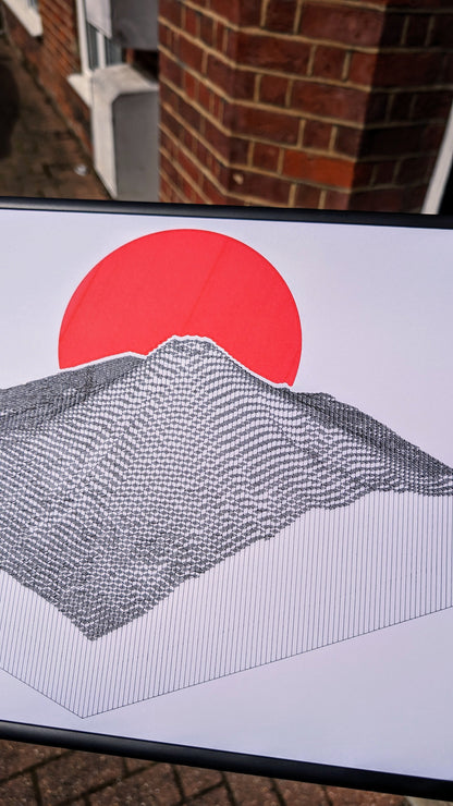 'Mt Fuji' NASA Data Visualisation