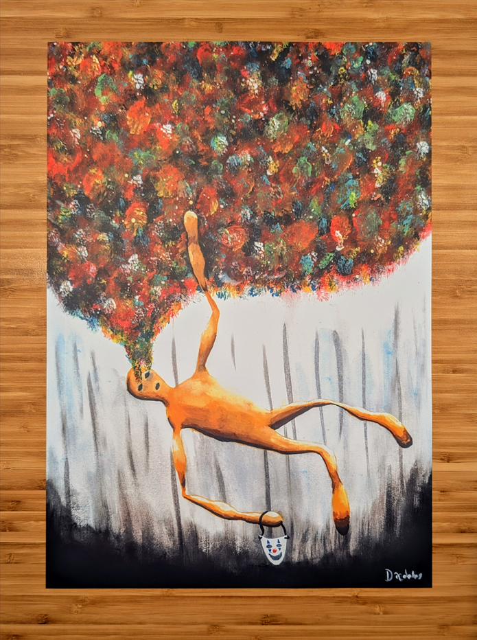 'The Descent' Print - A3