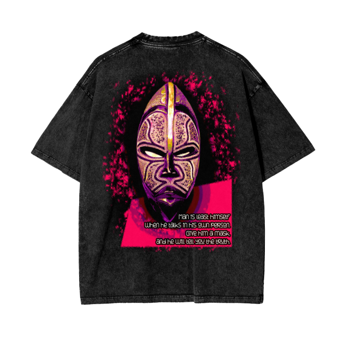 Acid Wash Oversize T-Shirt - 250 GSM